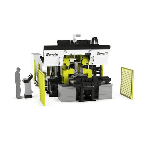 Scie à ruban - EVO LINE - BONETTI Cutting Solutions - pour acier / automatique / à grande vitesse