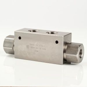 Clapet anti-retour hydraulique check valve clapet en ligne taraudé 1//8/" 65 PSI