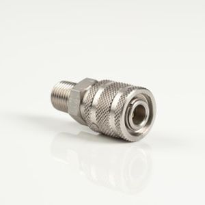 Raccord pour air comprimé - FT 2521, FT 2551, FT 2522, FT 2552 series - F.lli TOGNELLA - rapide / en acier inoxydable / mâle