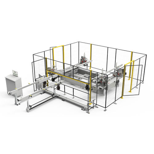Sertisseuse d'angles à 4 têtes - EVER THETA C - Fom Industrie Aluminium Working Machinery - pour profilés en aluminium / automatique / électrohydraulique