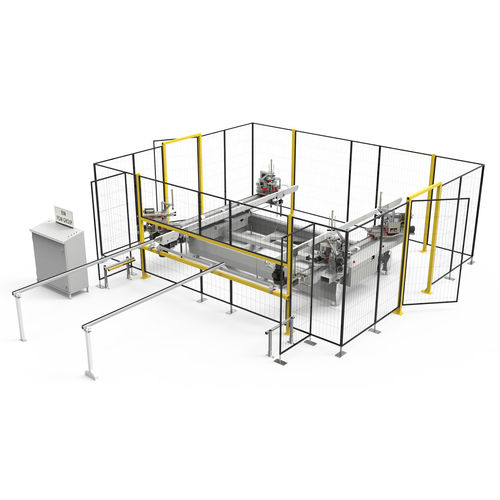 Sertisseuse d'angles à 4 têtes - EVER THETA - Fom Industrie Aluminium Working Machinery - pour profilés en aluminium / automatique / électrohydraulique