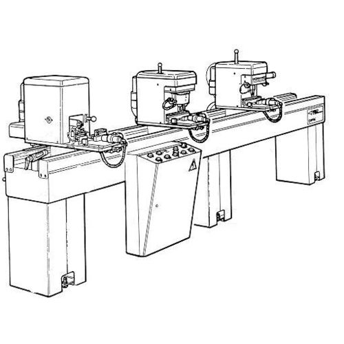 Machine de perçage électropneumatique - GEMINI - Fom Industrie Aluminium Working Machinery - CNC / pour profilés
