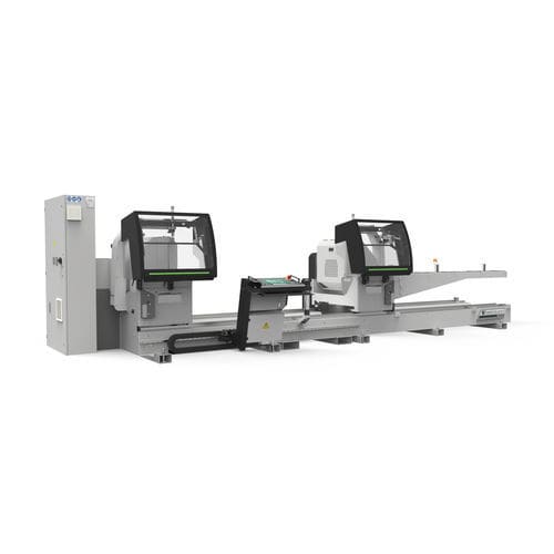 Tronçonneuse à deux têtes à lames frontales - BLITZ - Fom Industrie Aluminium Working Machinery - pour PVC / pour aluminium / pour profilés