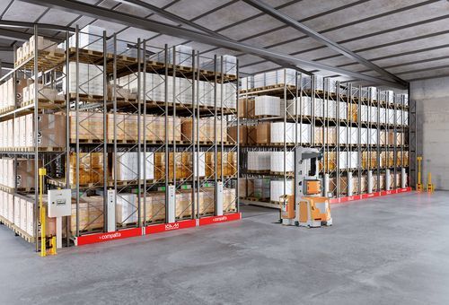 Rayonnage picking - COMPATTA - ICAM SPA - pour entrepôt de stockage / pour l'industrie agroalimentaire / multistockage