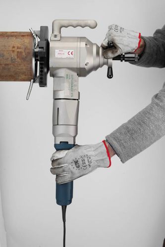 Chanfreineuse électrique - Superboiler T5 series - G.B.C. INDUSTRIAL TOOLS - pneumatique / portable / pour extrémités de tubes