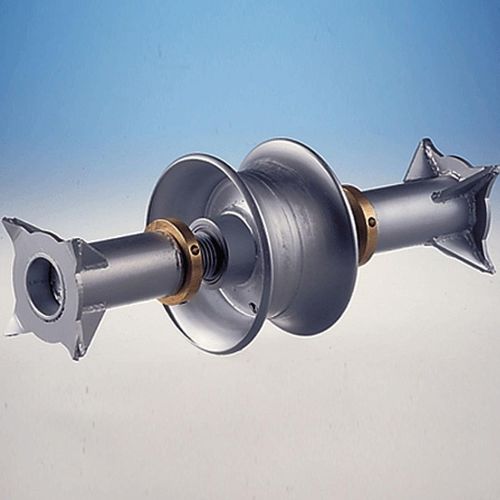 Rouleau pour câble - M-9-3-4 - MECCANICA NICOLETTI - de positionnement / fonctionnement horizontal / en acier galvanisé
