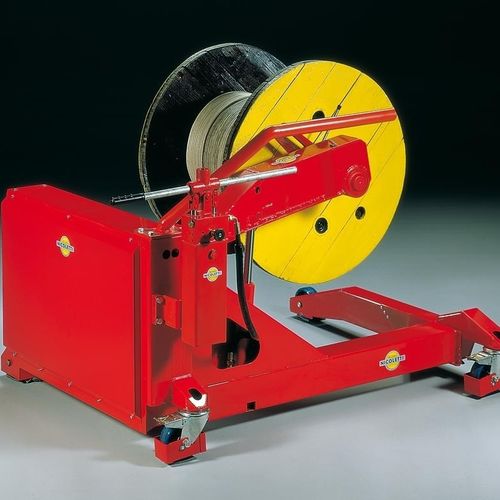 Dérouleur pour touret - BOB-MAT-S - MECCANICA NICOLETTI - manuel / avec axe / mobile
