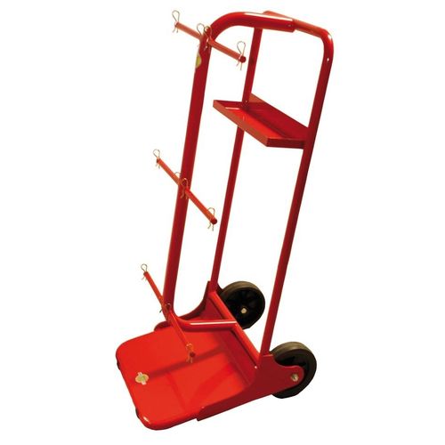 Chariot de manutention - CAR-6B - MECCANICA NICOLETTI - en acier / porte fût / porte-bobine