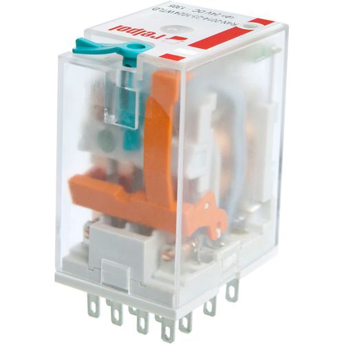Relais électromécanique 110 Vcc - R4N series - RELPOL - 24 Vcc / 480 Vca / 12 Vcc