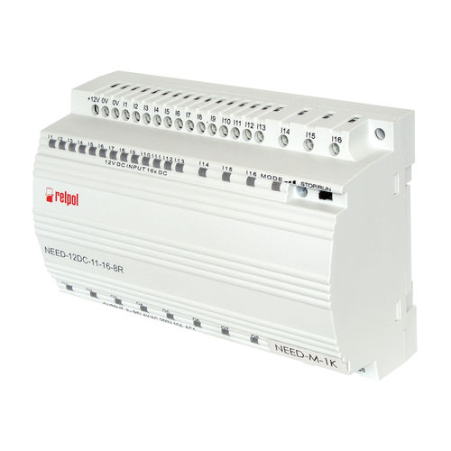 Relais programmable sur rail DIN - NEED-DC-11-16-8R series - RELPOL - à 16 E / à 8 S / RS232