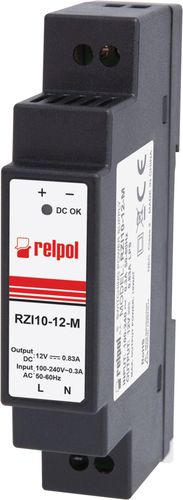 Alimentation électrique sur rail DIN - RZI10-12-M - RELPOL - AC/DC / modulaire