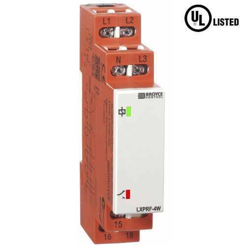 Relais de surveillance de sous-tension - LXPRF-4W - Broyce Control - d'ordre de phases / 1NO/NF / triphasé