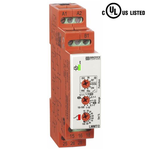 Relais temporisé retardé à l'attraction - LMMT/2 - Broyce Control - multifonction / sur rail DIN / DPDT