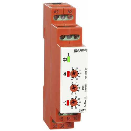 Temporisateur à déclenchement multiple - LMAT - Broyce Control - sur rail DIN / pour moteur thermique / SPDT