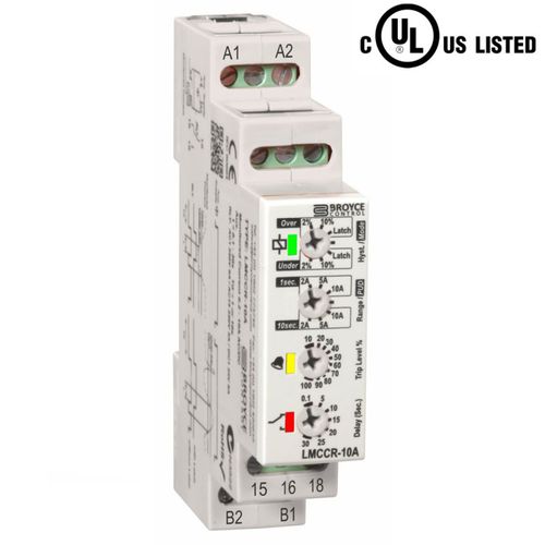 Relais de surveillance de sous-tension - LMCVR-20V - Broyce Control - de surtension / 1NO/NF / AC/DC
