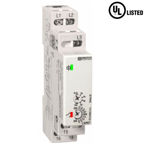 Relais de protection de sous-tension - LXPRT - Broyce Control - d'ordre de phases / d'absence de phases / 1NO/NF