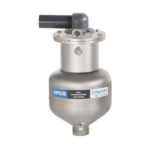 Vanne à disque - ASU - DeZURIK - pour air / en acier inoxydable