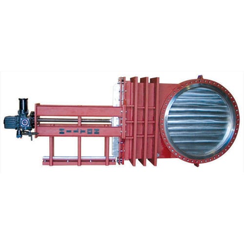 Vanne à guillotine - H-200 - DeZURIK - électrique / pour eaux usées / wafer
