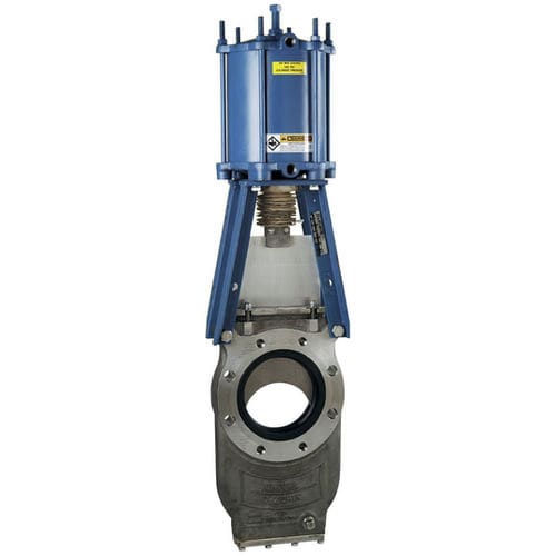 Vanne à guillotine - PGV - DeZURIK - électrique / en acier inoxydable / bidirectionnelle
