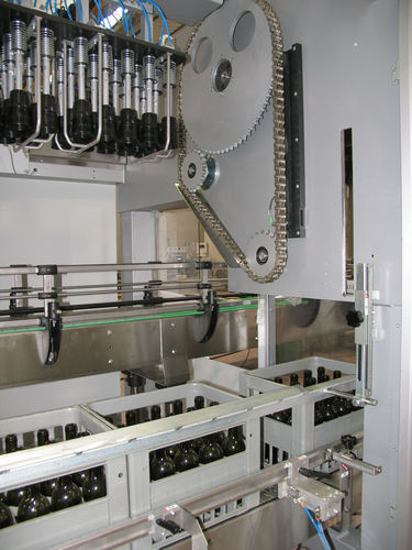 Encaisseuse / décaisseuse à chargement par le haut - DAM Series - Bortolin Kemo - automatique / pour bouteilles / pour l'industrie alimentaire et de la boisson