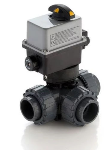 Vanne à boisseau sphérique - TKDIV/CE - FIP - Formatura Iniezione Polimeri - à actionneur électrique / de mélange / pour l'eau