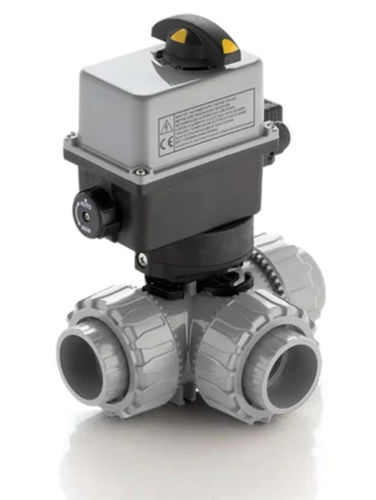 Vanne à boisseau sphérique - LKDDC/CE  - FIP - Formatura Iniezione Polimeri - à actionneur électrique / de mélange / pour l'eau