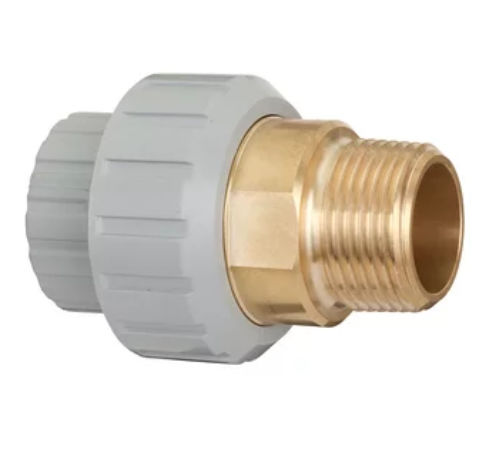 Adaptateur hydraulique pour tuyaux - BIROC series - FIP - Formatura Iniezione Polimeri - mâle / en laiton / en PVC