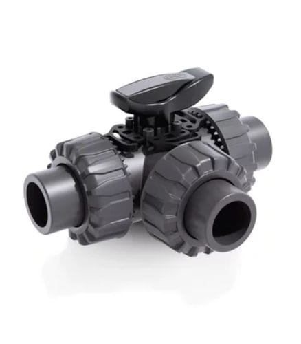 Vanne à boisseau sphérique - LKDAV - DUAL BLOCK® - FIP - Formatura Iniezione Polimeri - à levier / de mélange / pour l'eau