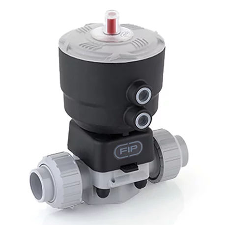 Vanne à membrane - DKOAC/CP - FIP - Formatura Iniezione Polimeri - à commande pneumatique / d'arrêt / pour produits chimiques