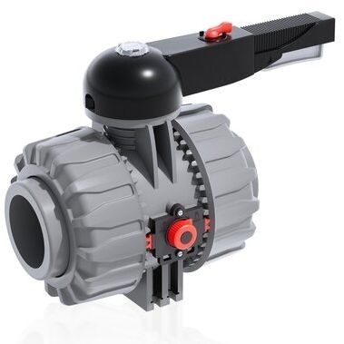 Vanne à boisseau sphérique - VKDNC - DUAL BLOCK® - FIP - Formatura Iniezione Polimeri - à levier / de contrôle / pour l'eau
