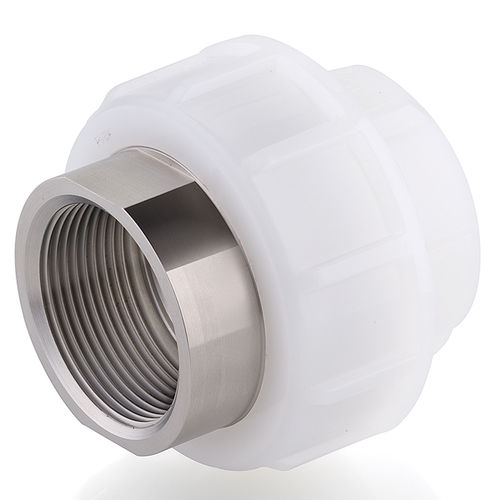 Adaptateur hydraulique pour tuyaux - BIFXF series - FIP - Formatura Iniezione Polimeri - femelle / en inox / en PVDF
