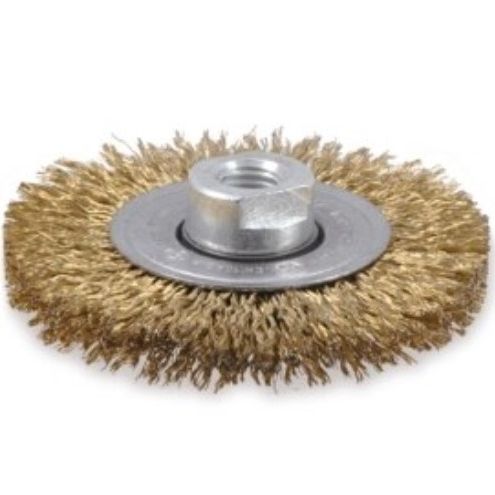 Brosse circulaire à fil ondulé - Osborn GmbH - de nettoyage / pour meulage / en fil métallique