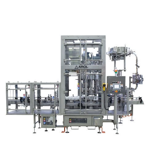 Capsuleuse rotative - EURO PKV - AROL Closure systems - multitête / automatique / pour conteneur