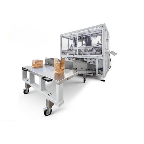 Machine de formage à double tête - TF 22 - Sacmi - de barquettes / en carton / continue