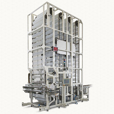Magasin de stockage automatique pour entrepôt - GOB - Sacmi - compact / haute densité / de récupération automatique AS/RS