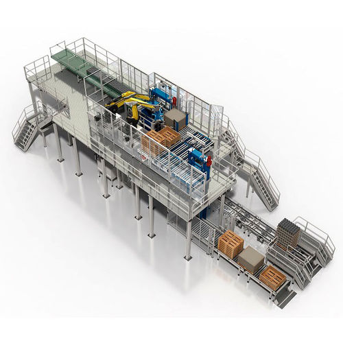 Dépalettiseur couche par couche - RAD EC/FC TORPEDO Series - CLEVERTECH - robotisé / pour l'industrie alimentaire et de la boisson / pour boîtes vides