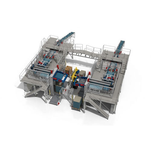 Palettiseur couche par couche - AC 420 Hybrid - CLEVERTECH - par le haut / robotisé / de caisse