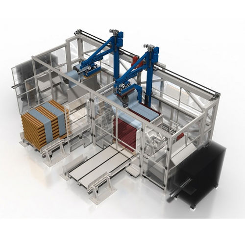 Dépalettiseur robotisé - TS 40 ST/AL - CLEVERTECH - automatique / pour l'industrie de la mise en bouteille
