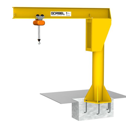 Potence sur fût - FS300 - Gorbel - 360° / de levage / pour fortes charges