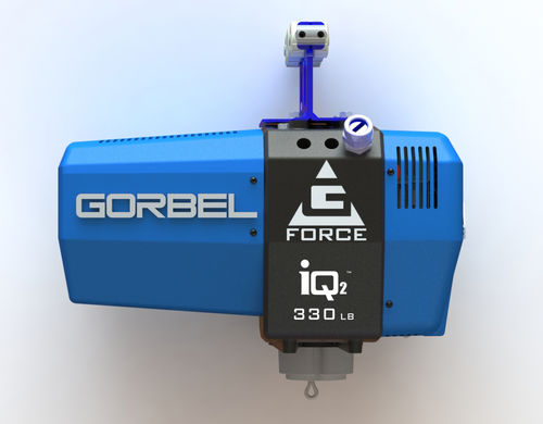 Palan électrique à câble - G-Force iQ2 - Gorbel - pour usage intensif / à ressort