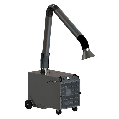 Aspirateur de fumée mobile - PFC8 - Industrial Maid - de soudage / à cartouche / avec bras d'aspiration