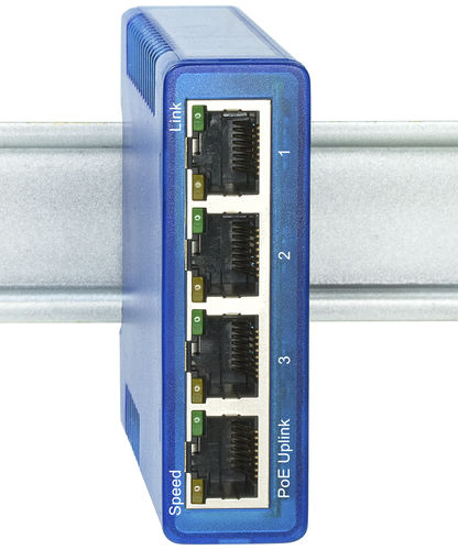Commutateur Ethernet 4 ports - 55604 - Wiesemann & Theis - compact / PoE / industriel