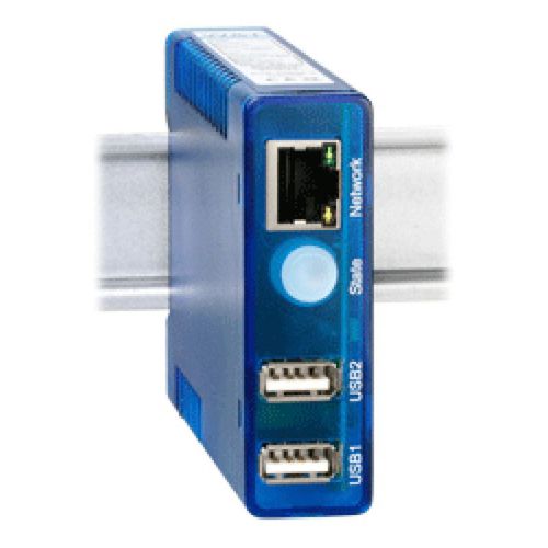 Serveur de périphérique USB - 53642 - Wiesemann & Theis - Ethernet / industriel / sur rail DIN