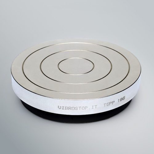 Support antivibratoire rond - TSPP series - Vibrostop - en caoutchouc / en métal / pour climatisation