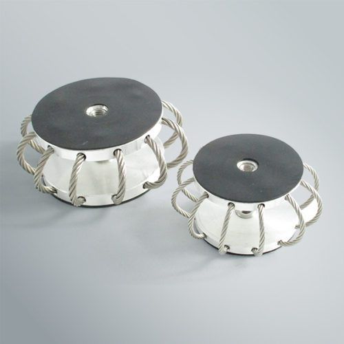 Support antivibratoire rond - AVAU HF - Vibrostop - en acier / en inox / pour applications aéronautiques