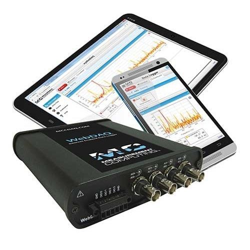 Data logger de vibration - WebDAQ 504 - Measurement Computing - sans fil / WiFi / numérique