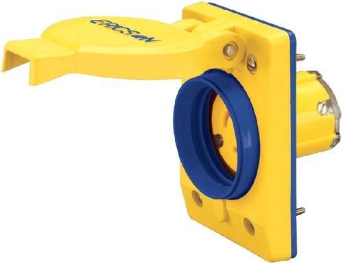 Prise électrique encastrée - 120 - 600 V, 10 - 30 A   - Ericson - résistante aux intempéries