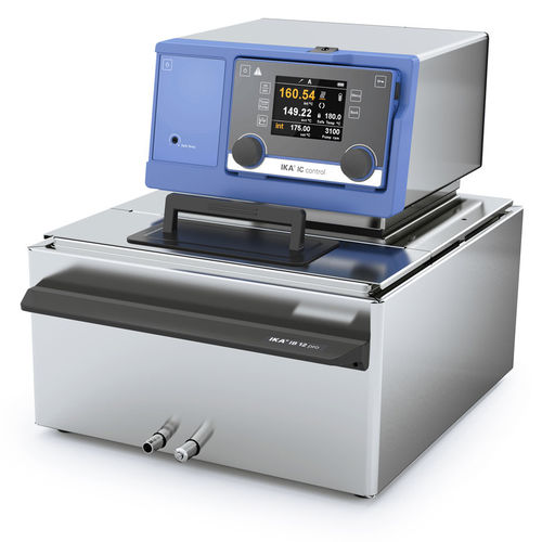 Bain thermostatique en acier inoxydable - IC control pro 12 c - IKA - pour chauffage / pour laboratoire
