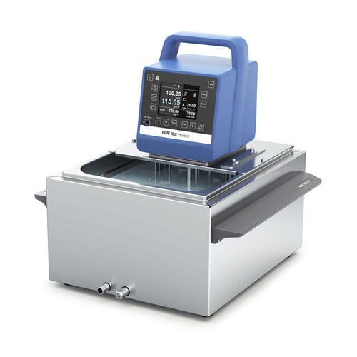 Bain thermostatique en acier inoxydable - ICC control pro 9 - IKA - compact / pour laboratoire