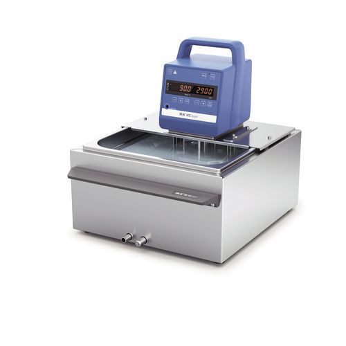 Bain thermostatique en acier inoxydable - ICC basic pro 12 - IKA - compact / de chauffage / de laboratoire
